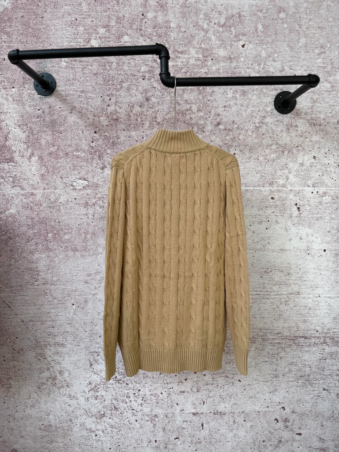 P260 Ralph Lauren's new autumn full-zip sweater jacket, the same style for men and women, can be worn as an inner layer or as a jacket, original pure cotton washed yarn, customized hardware accessories, original exquisite pony logo embroidery, fine workmanship, recommended hot product